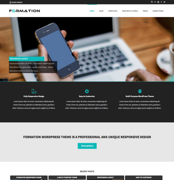 Formation WordPress Theme