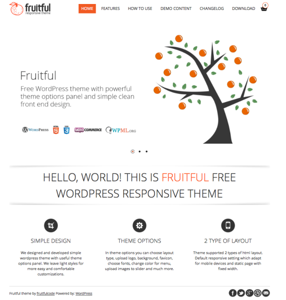 Fruitful WordPress Theme