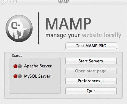 Mamp-start-servers