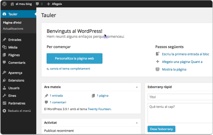 Tauler-el-meu-blog-WordPress