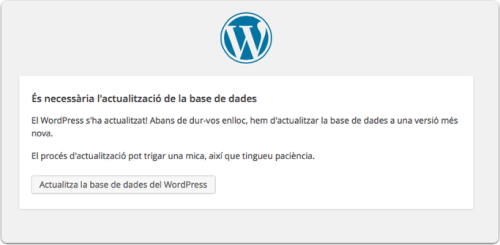 WordPress-Actualitza