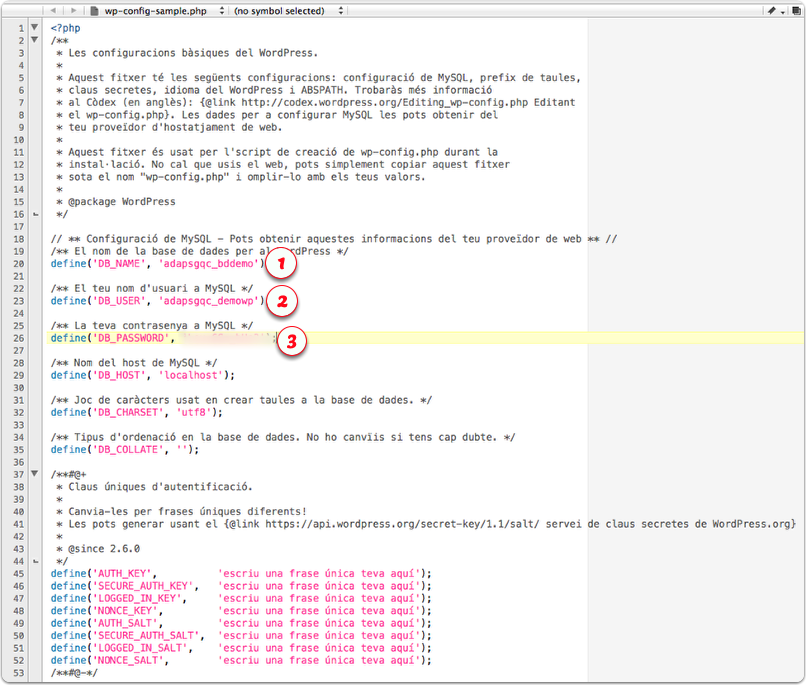 editant wpconfig-sample