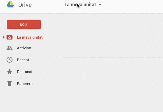 Crea un document nou