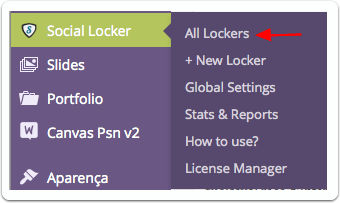 menú social locker