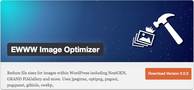 wordpress ewww image optimizer plugin